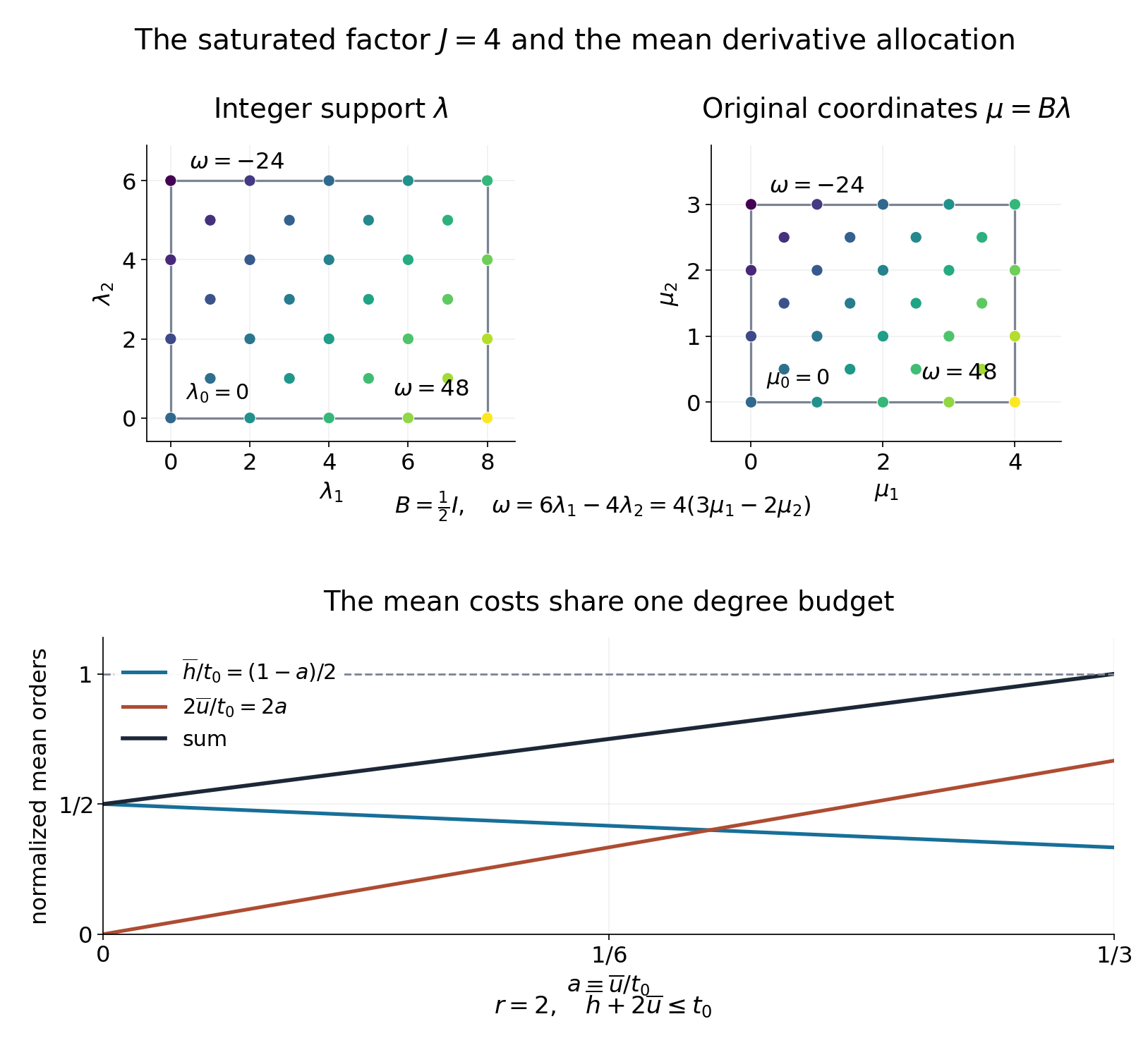 The saturated-coordinate Euler arguments with their full clearing factor